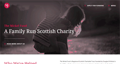 Desktop Screenshot of mickelfund.org.uk
